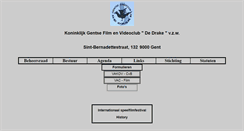 Desktop Screenshot of filmclub-dedrake.be